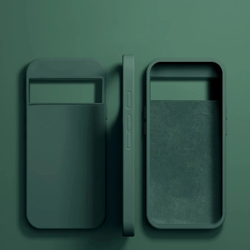 Luxus Flüssigsilikon Hülle Pixel 6–8 Pro