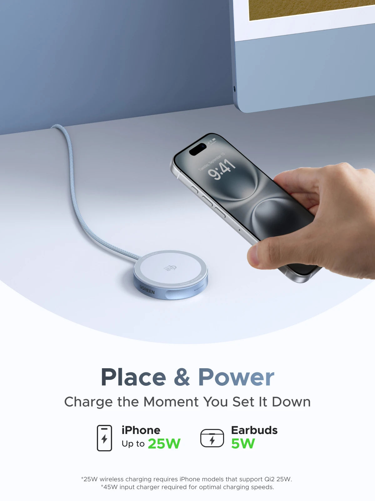 Magflow Qi2 25W Kabelloses iPhone Ladepad