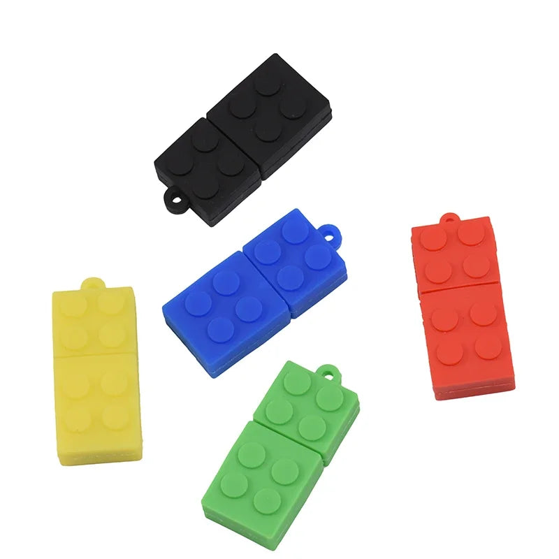 JASTER USB-Stick Baustein 64GB Geschenk Kinder