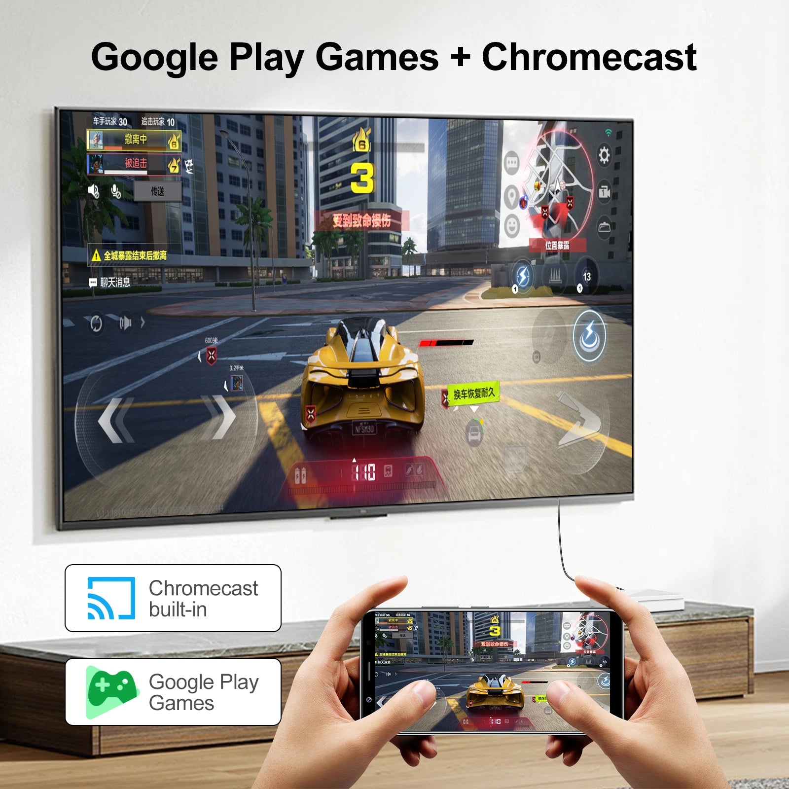 4K HDR Smart TV Box with WiFi6 and Google Assistant