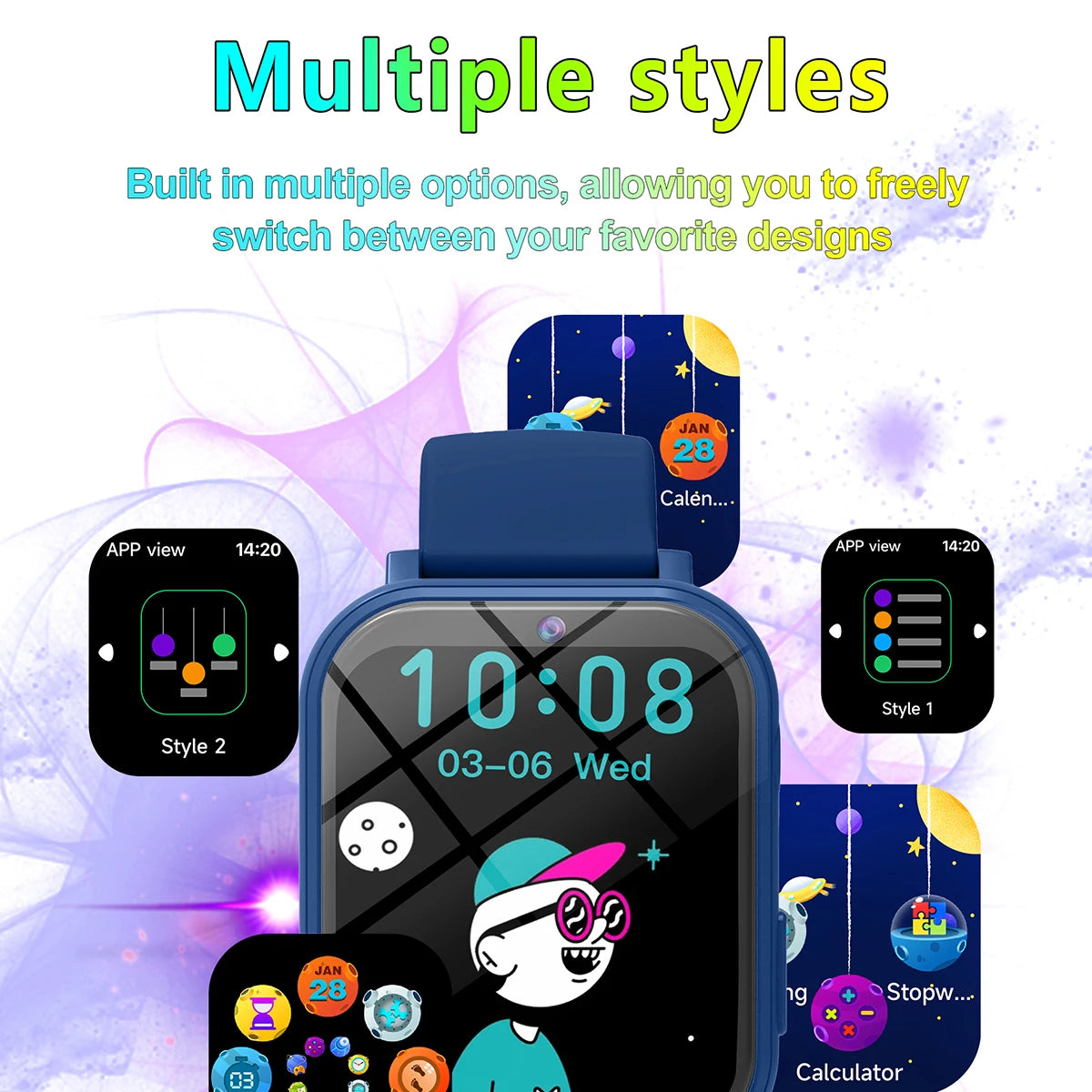 Kinder Smartwatch 18 Spiele Kamera Wasserdicht Geschenk