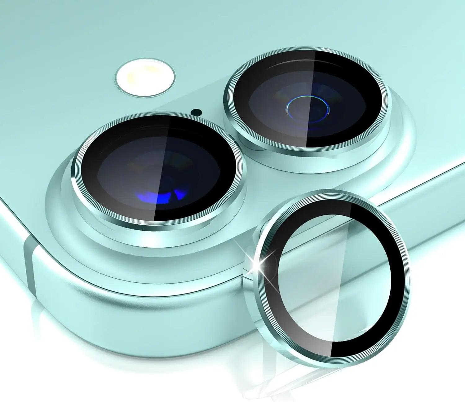 Bling Glitter Kamera Schutzglas für iPhone 17