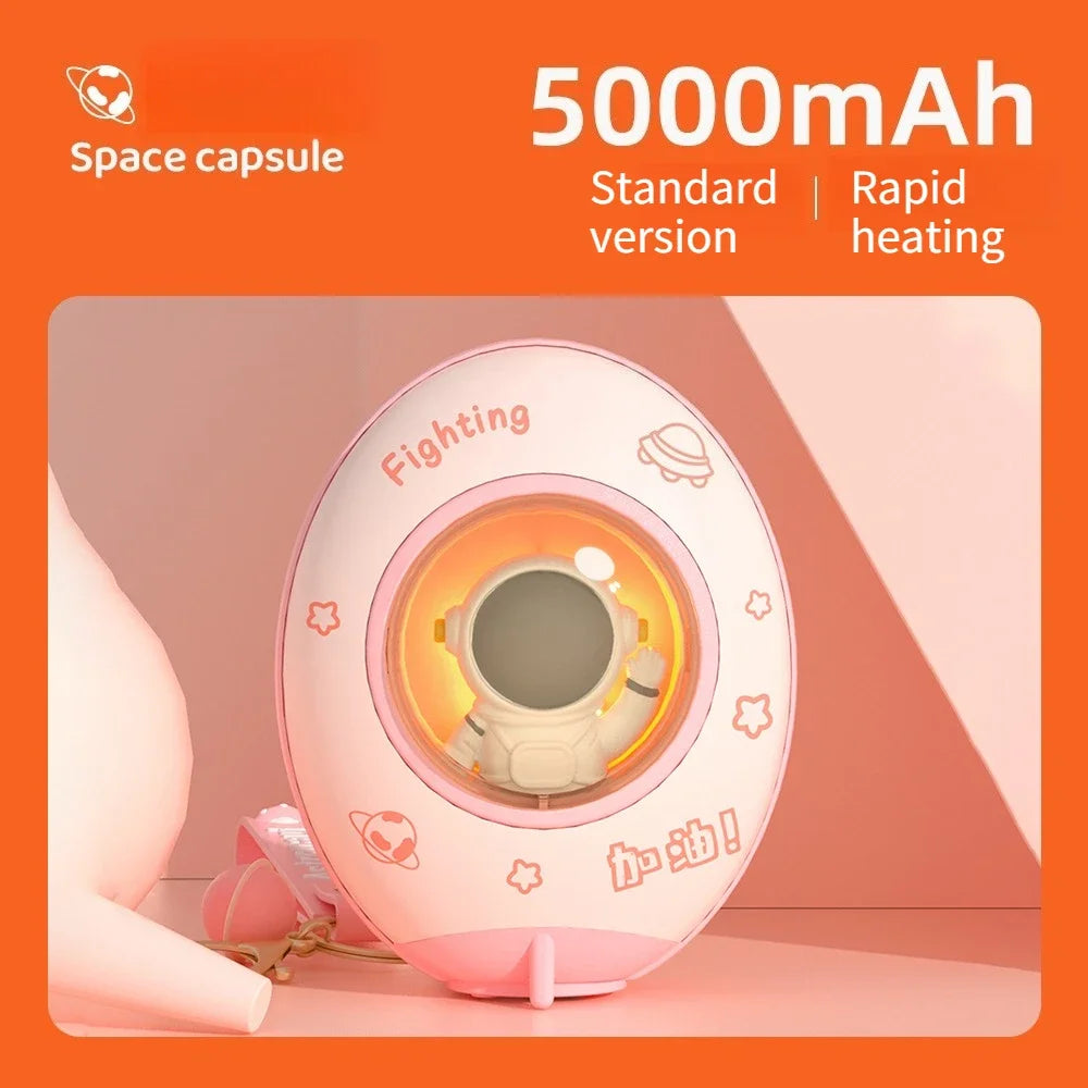 Portable Hand Warmer 5000mAh Power Bank with Light