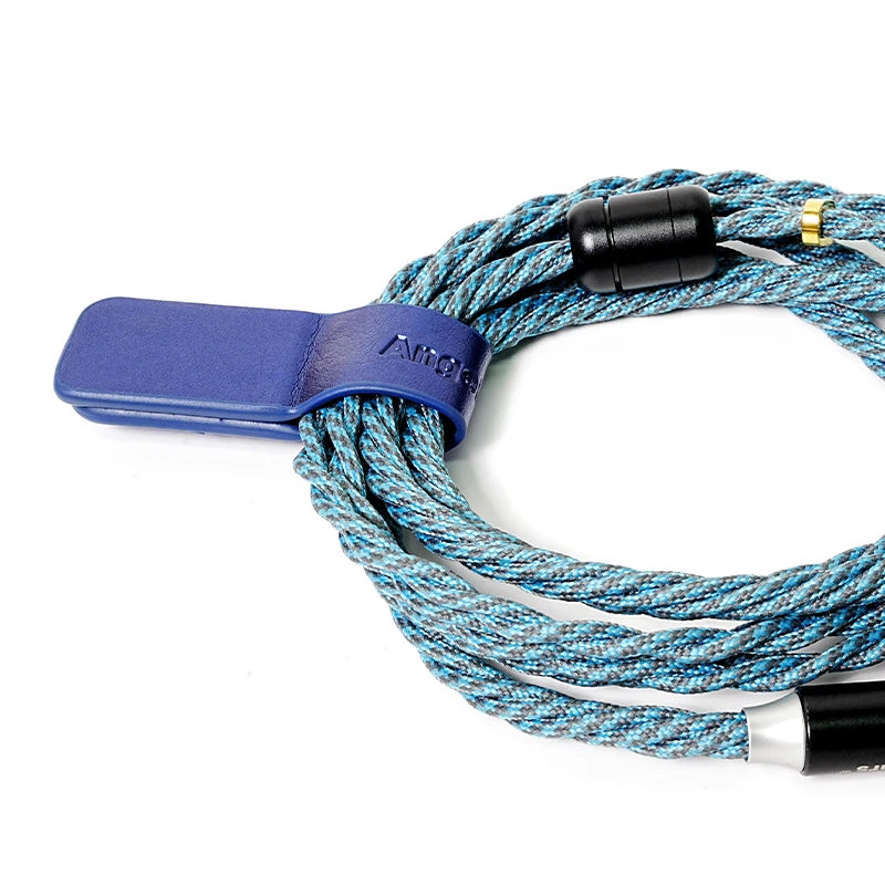 Magnetischer Kabelhalter PU-Leder für Kopfhörer