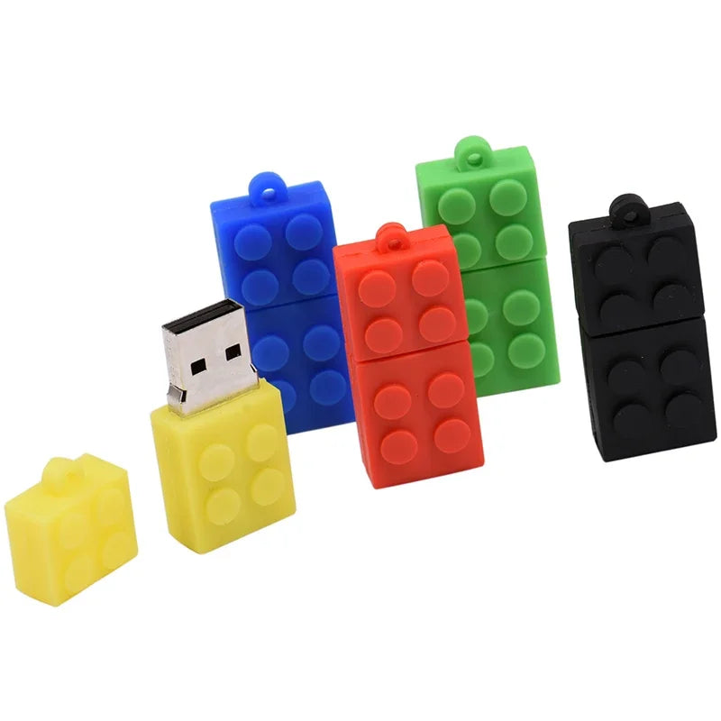 JASTER USB-Stick Baustein 64GB Geschenk Kinder