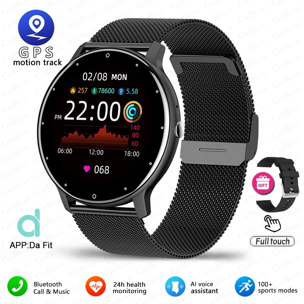 Ultraleichte Herren Smartwatch 2025 mit Bluetooth-Anruf