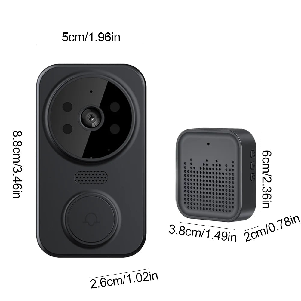 1080P WiFi Doorbell with Camera &amp; 2-Way Audio