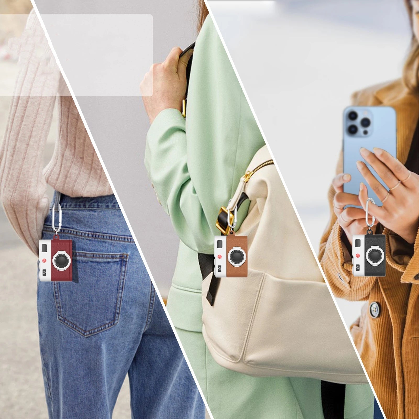 Retro Kamera Design Silikonhülle für AirPods Pro 3