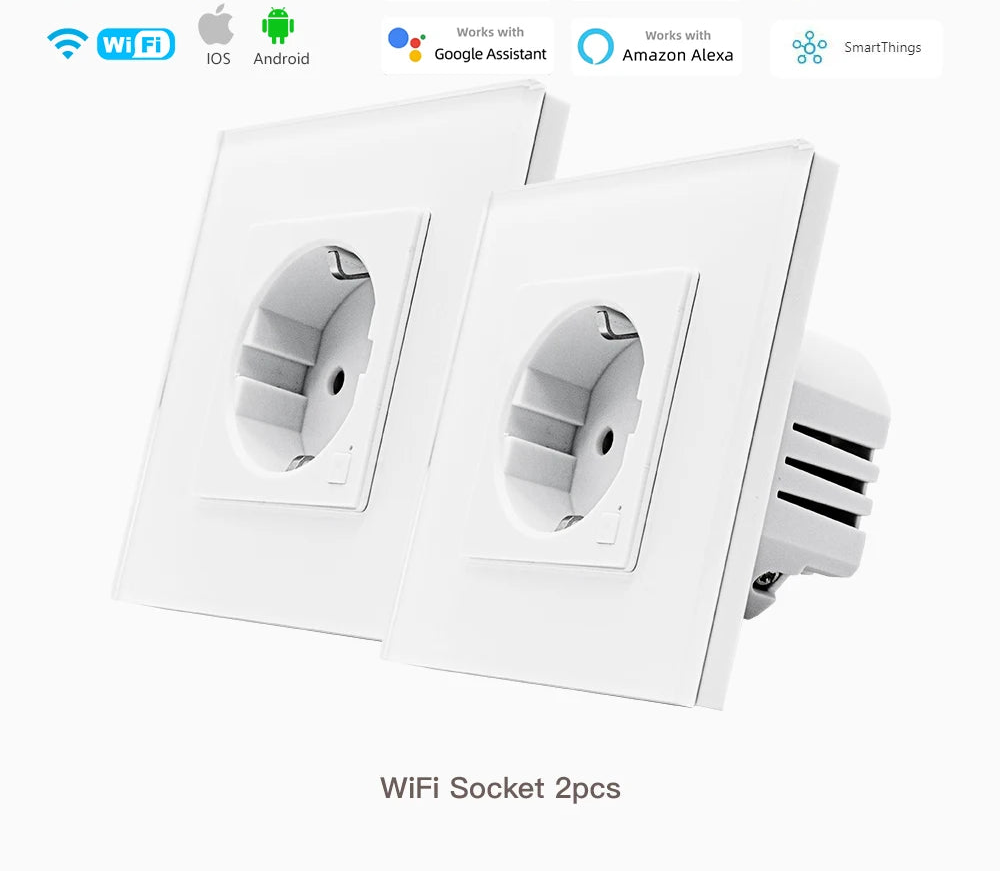 Smart WLAN Steckdose EU USB Typ-C Timer Alexa