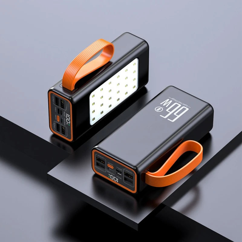 Powerbank 30000/50000mAh 66W Schnellladung mit LED