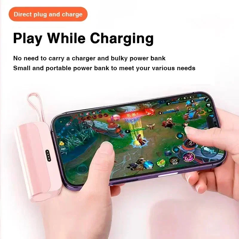 Kompakte 10000mAh Mini-Powerbank mit Schnellladung