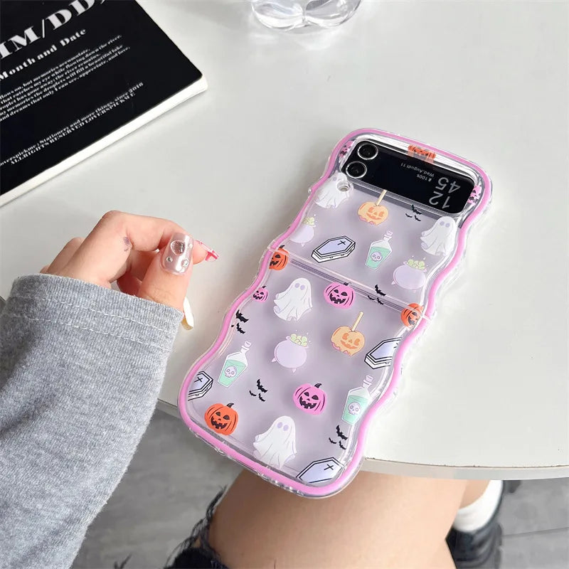 Halloween Handyhülle Geist für Galaxy Z Flip 7 6 5