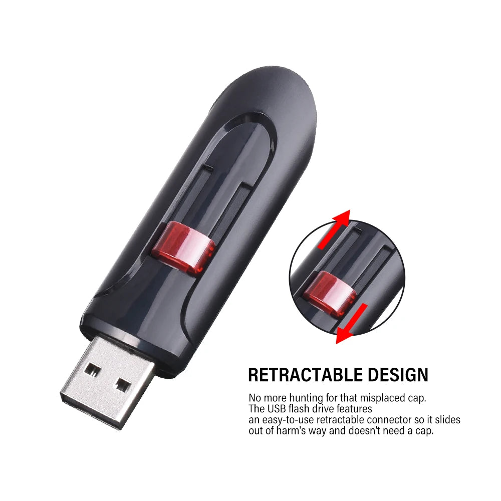 Hochgeschwindigkeits USB-Stick 128GB Schwarz