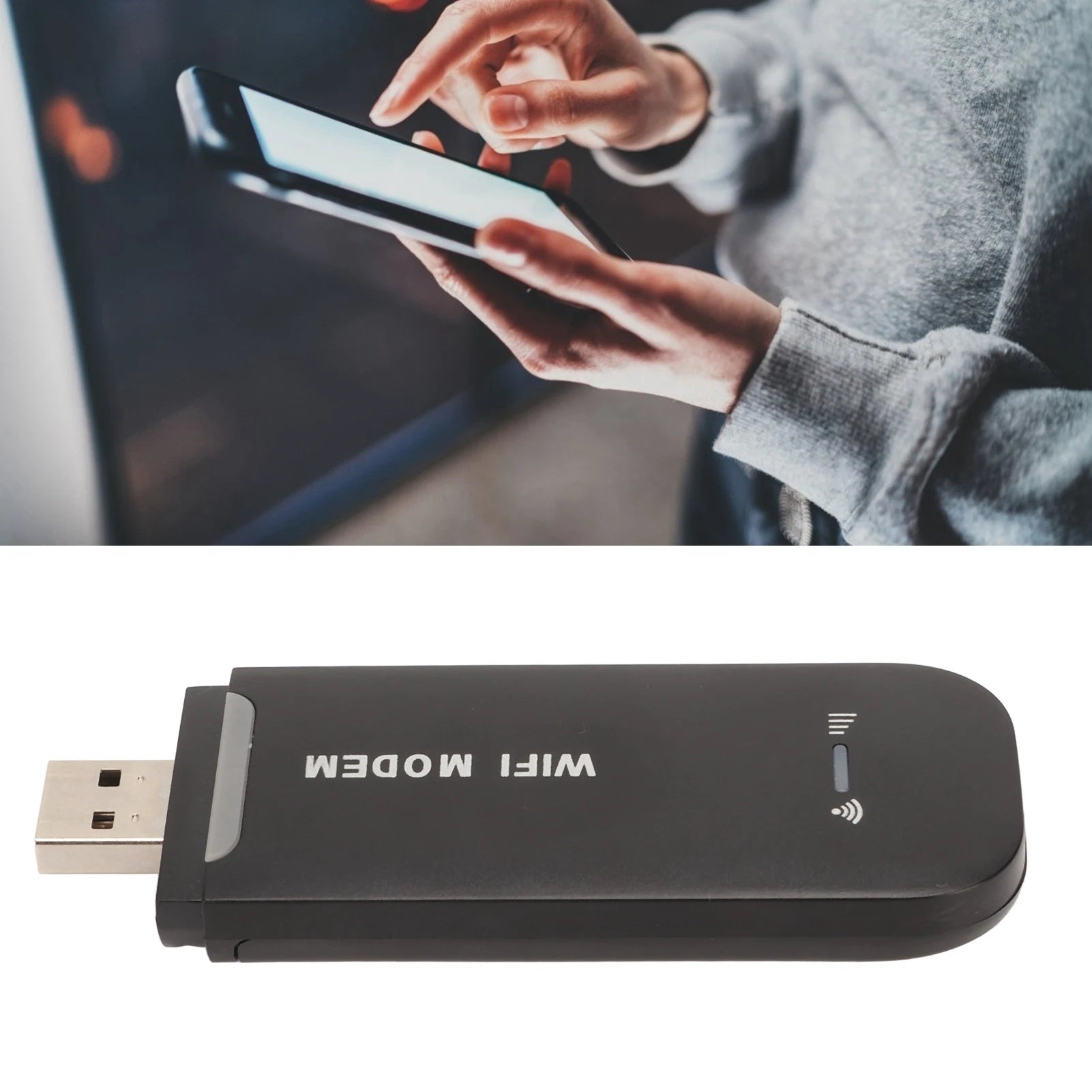 4G WLAN Router Schwarz, 10 Nutzer, USB