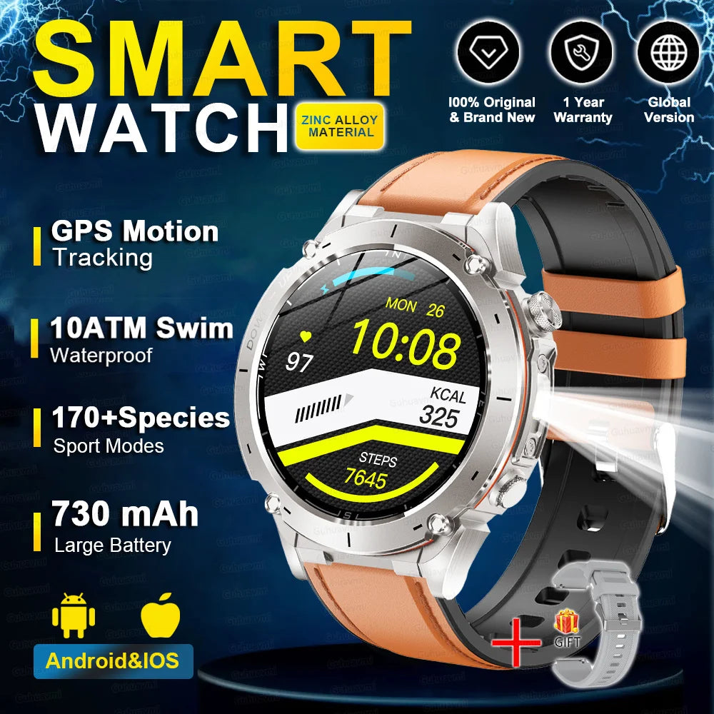 2025 Militär-Smartwatch mit GPS & Kompass für HUAWEI