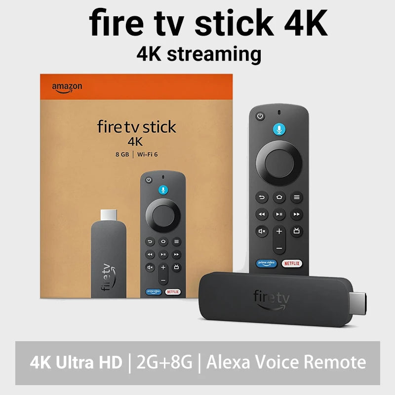 4K Streaming TV Stick with Alexa voice control