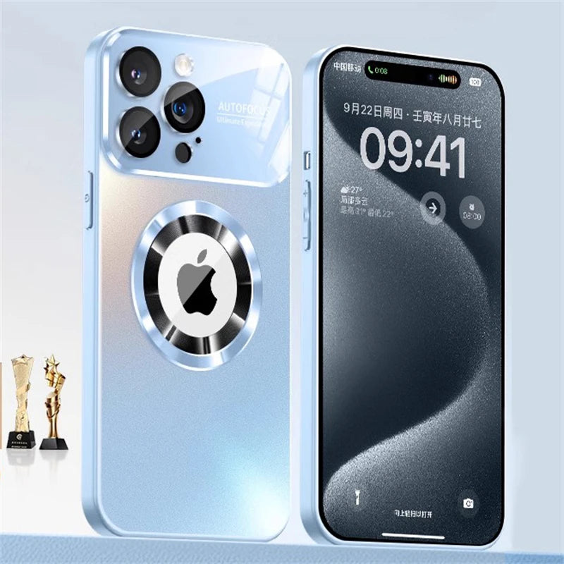 Luxus Matte Magnetische Hülle für iPhone 17