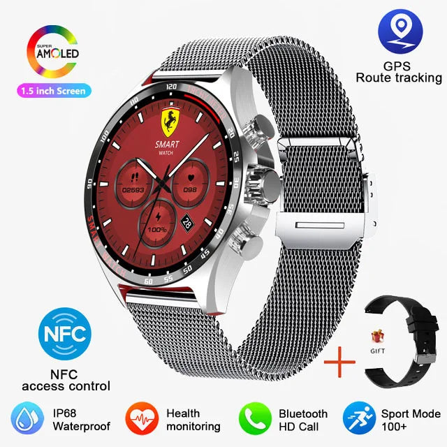 Outdoor GPS Smartwatch 2024 für Herren mit Anruf