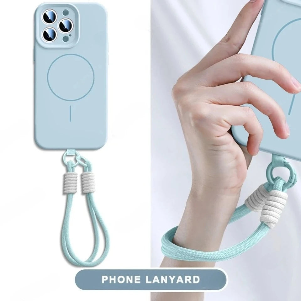 MagSafe Silikonhülle mit Lanyard für iPhone 17
