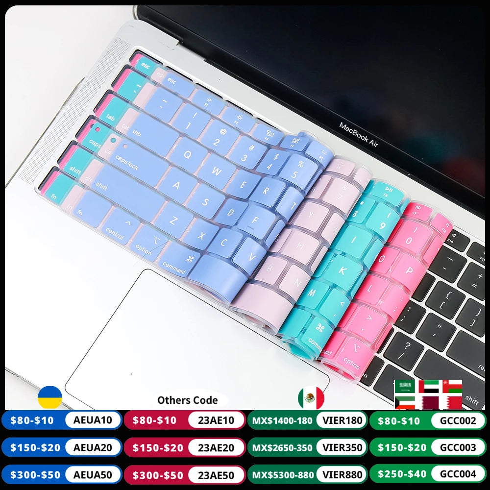 Silikon-Tastaturabdeckung MacBook Pro 13