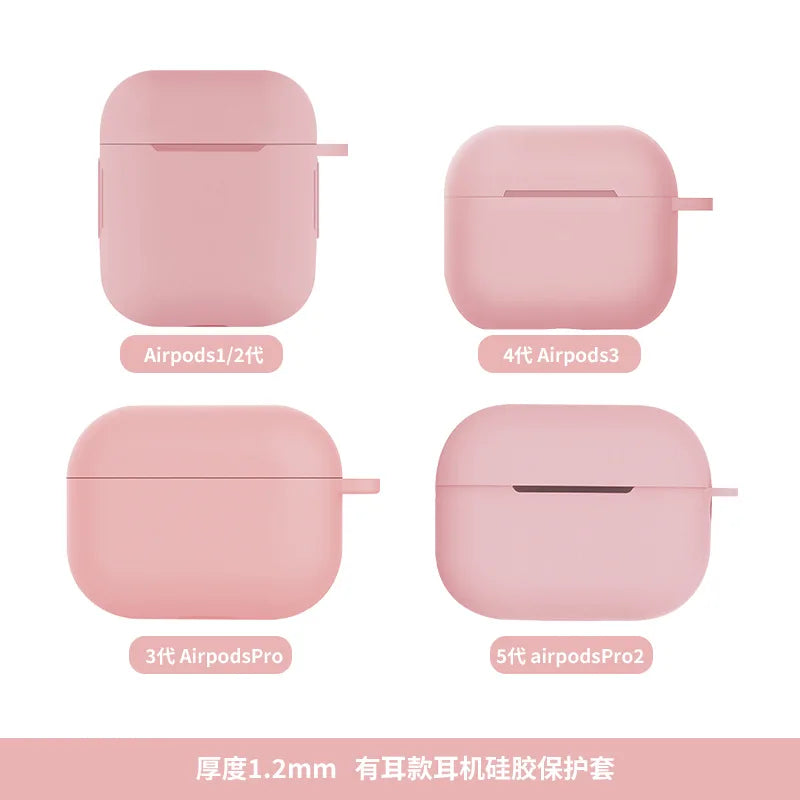 Weiche Silikon Airpods Hülle Schutzcase