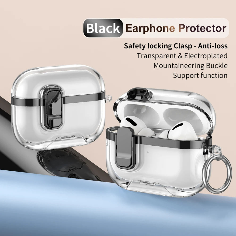 Transparente Stoßfeste Schutzhülle für AirPods Pro 3
