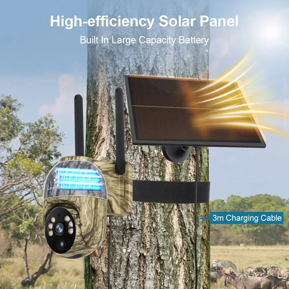 2K Solar Wildkamera mit WLAN/4G und Nachtsicht