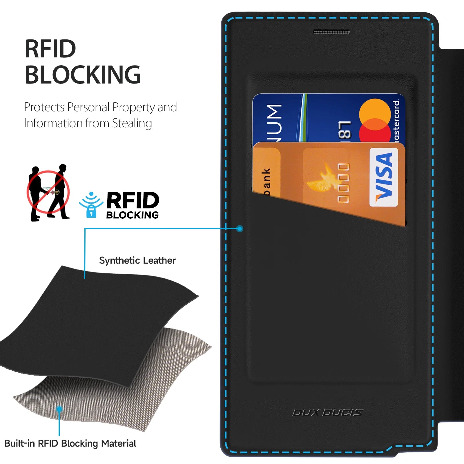 Magnetische Flip Hülle für Samsung Galaxy S23 S24 S25