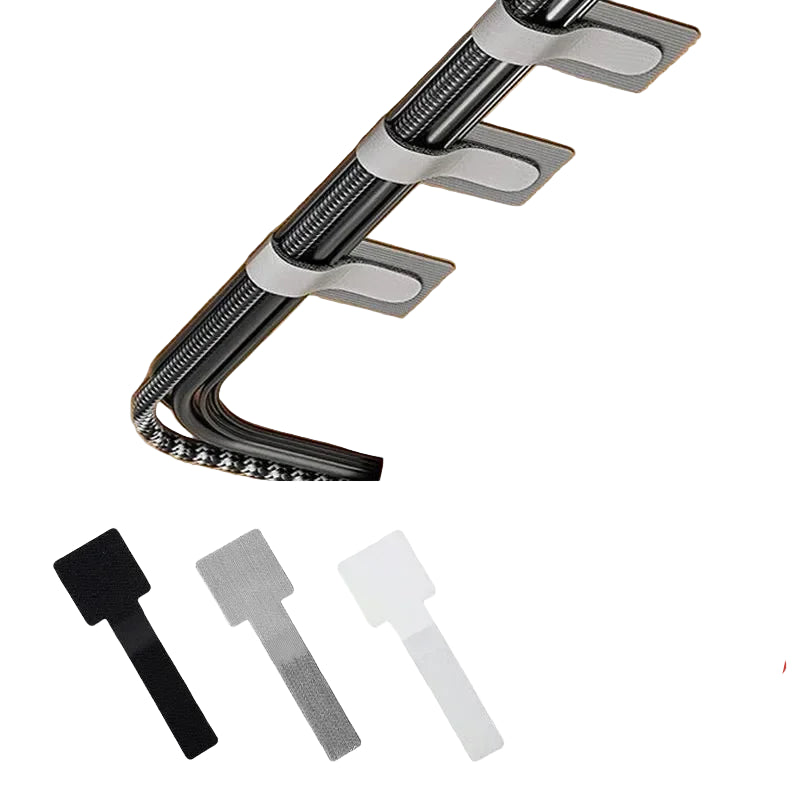 Wiederverwendbare Klett Kabelbinder und Organizer Set