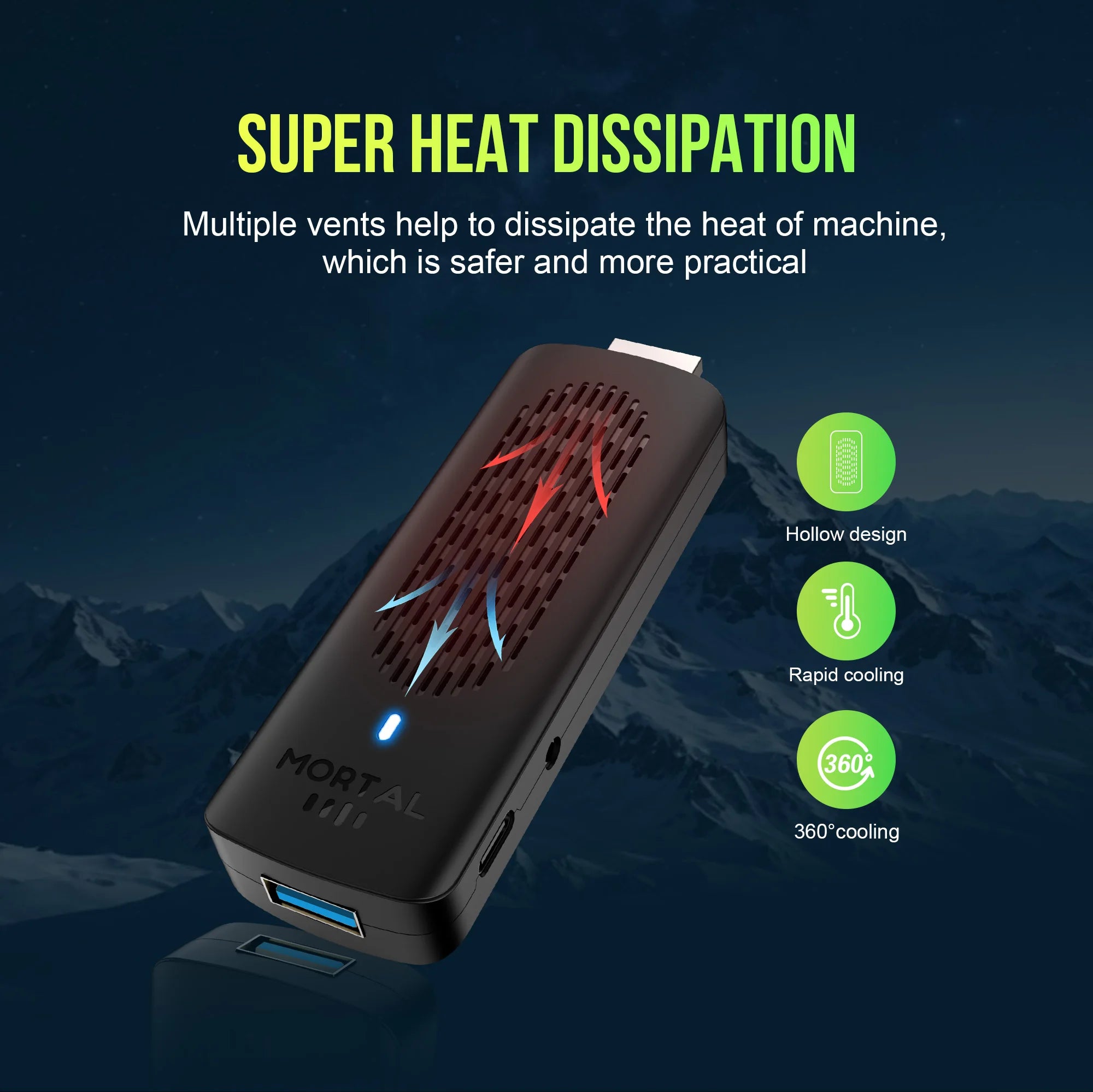 Android 14 TV Stick R3+ 4K Streaming Media