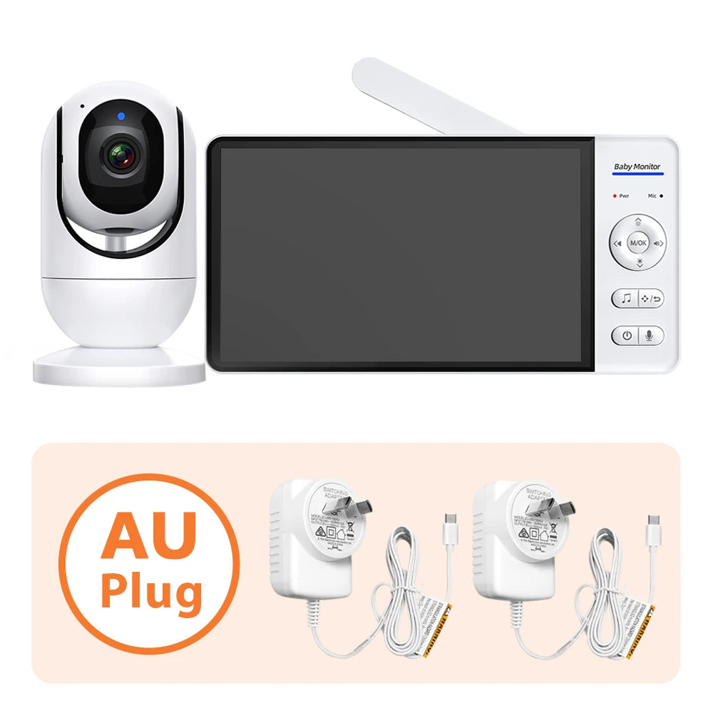 7'' Kabelloser HD Baby Monitor mit 4X Zoom