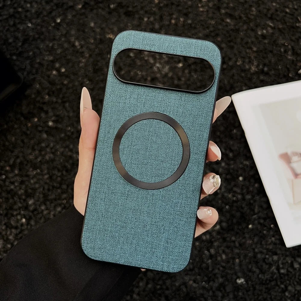 Luxuriöse Stoffhülle für Google Pixel 10 Magsafe