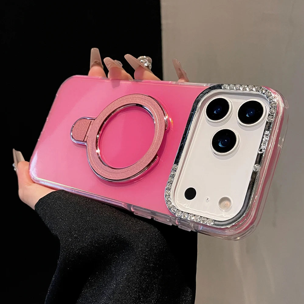 Magnetische Schmuck Handyhülle für iPhone 17 Pro Max