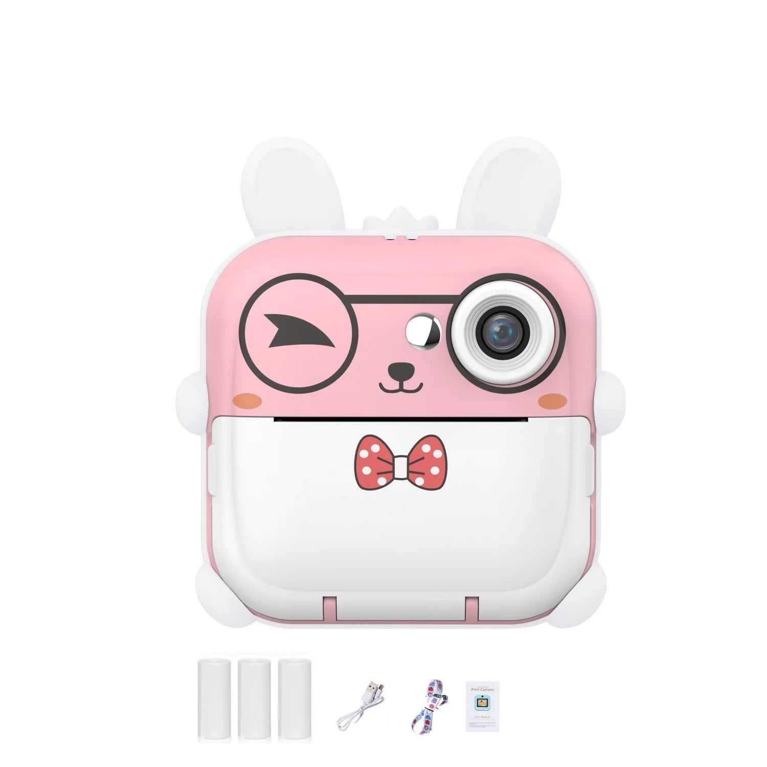 Kinder 1080P HD Digitalkamera Mini Thermodrucker