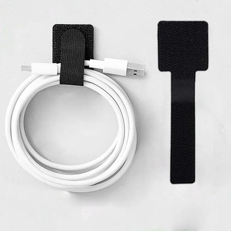 Wiederverwendbare Klett-Kabelbinder Organizer