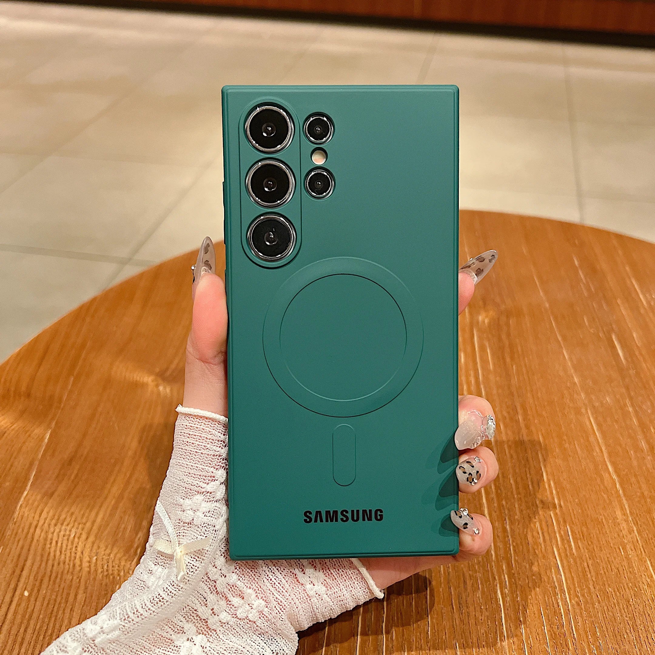 Luxus Silikon-Magnethülle Samsung