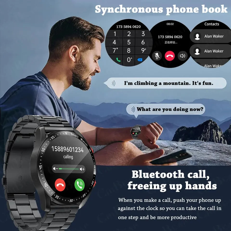 Wasserdichte Sport-Smartwatch 2025 für Damen & Herren