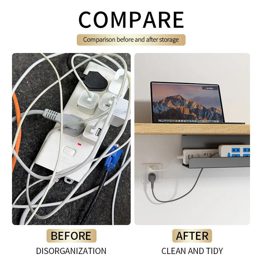 Kabel-Organizer Unter Schreibtisch Selbstklebend Praktisch