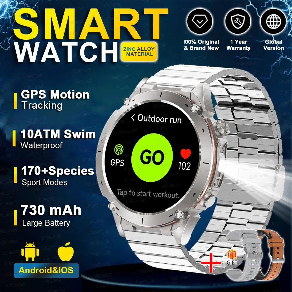 2025 Militär-Smartwatch mit GPS & Kompass für HUAWEI