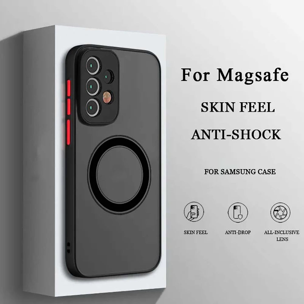 Luxus Magsafe Hülle für Samsung S20–S25 Ultra