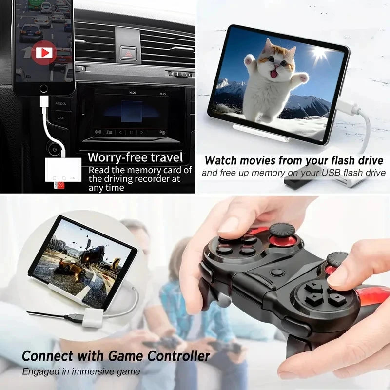 3-in-1 Typ-C Kartenleser Adapter für SD und TF Karten