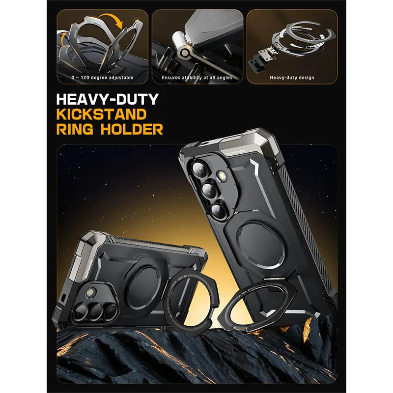 Magnetische Handyhülle mit Ständer für Galaxy S25 FE