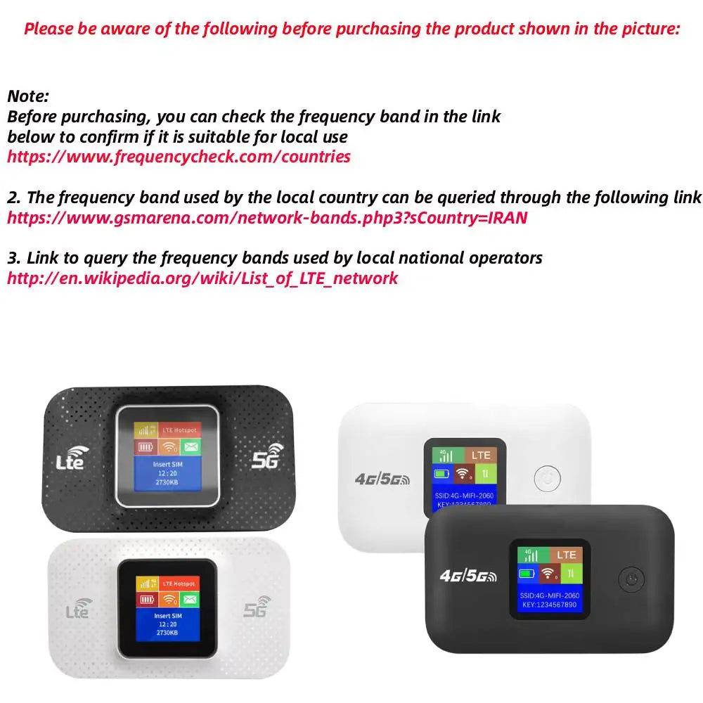 Mobiler 4G LTE WLAN-Router mit SIM