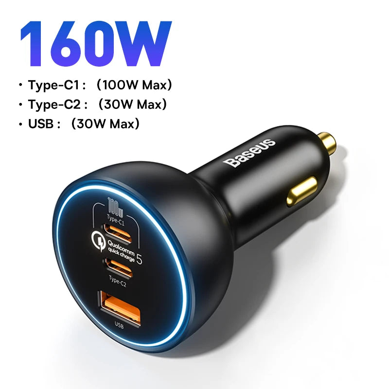 160W Auto Ladegerät Schnellladung