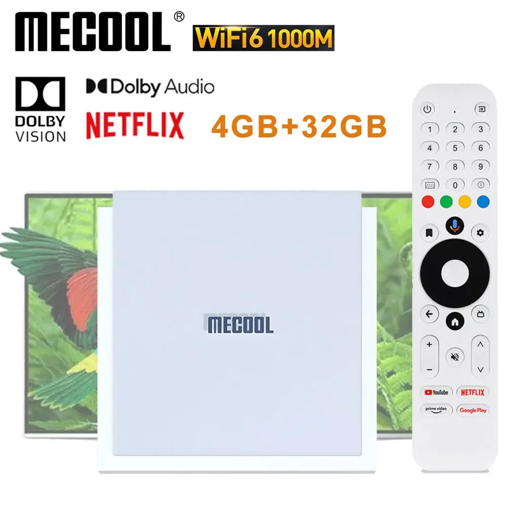 Android 12 TV Box 4K Netflix Dolby Vision
