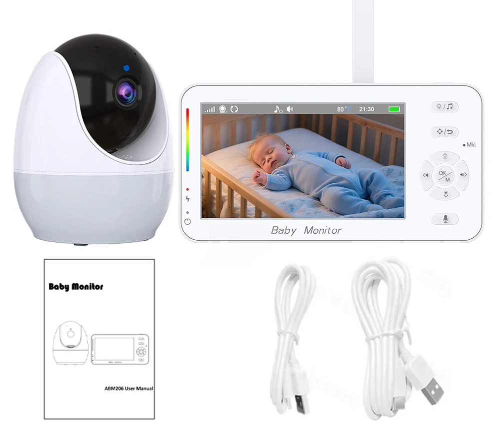 1080P HD WLAN Baby Monitor 4,3 Zoll mit App
