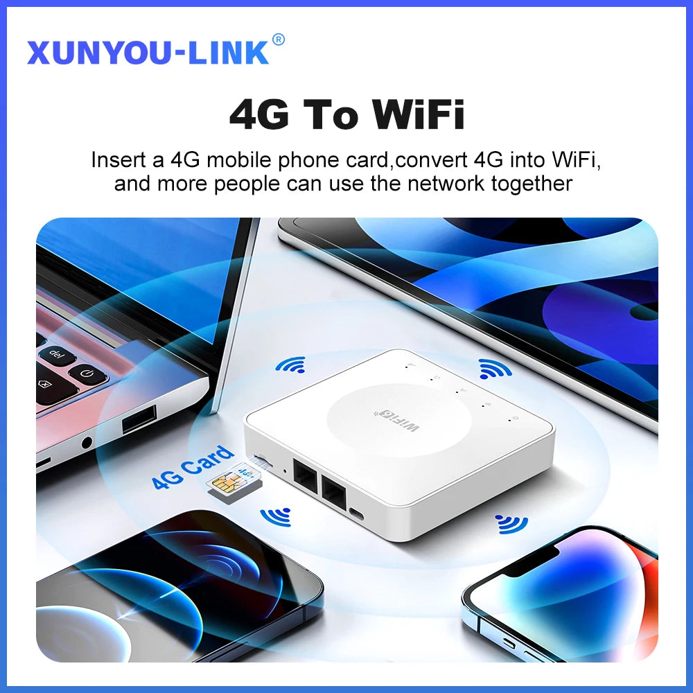 4G LTE Router WiFi 6 SIM Modem mobil