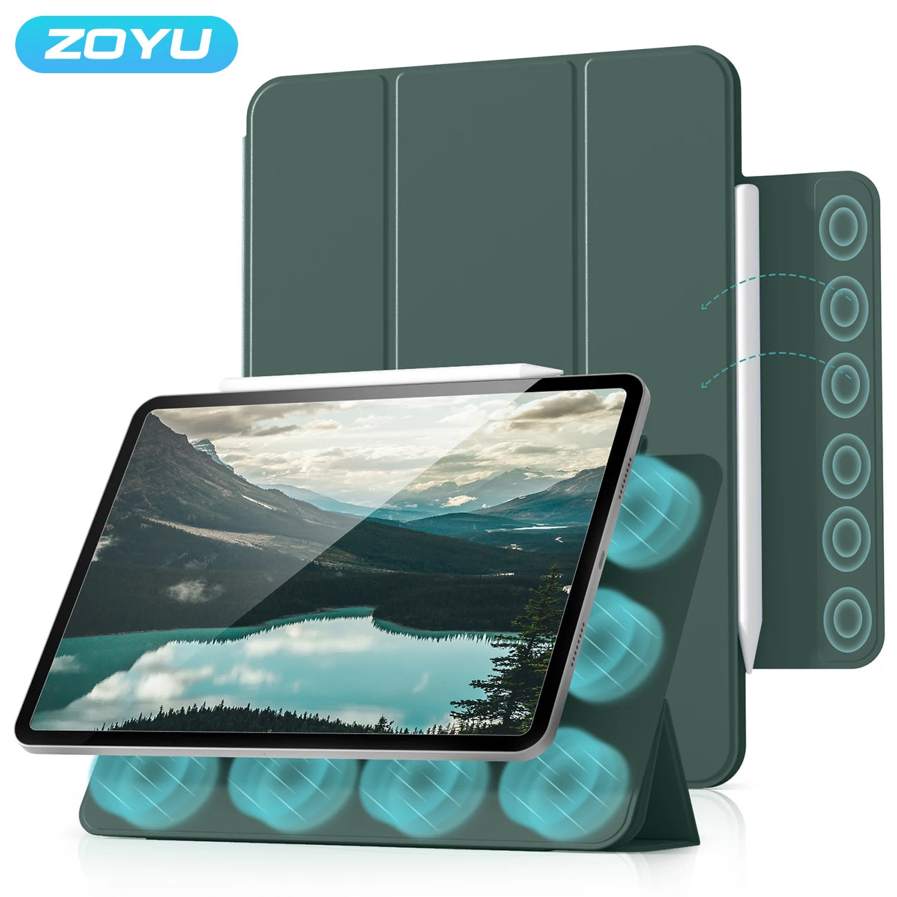 ZOYU Magnetische Hülle für iPad 2022