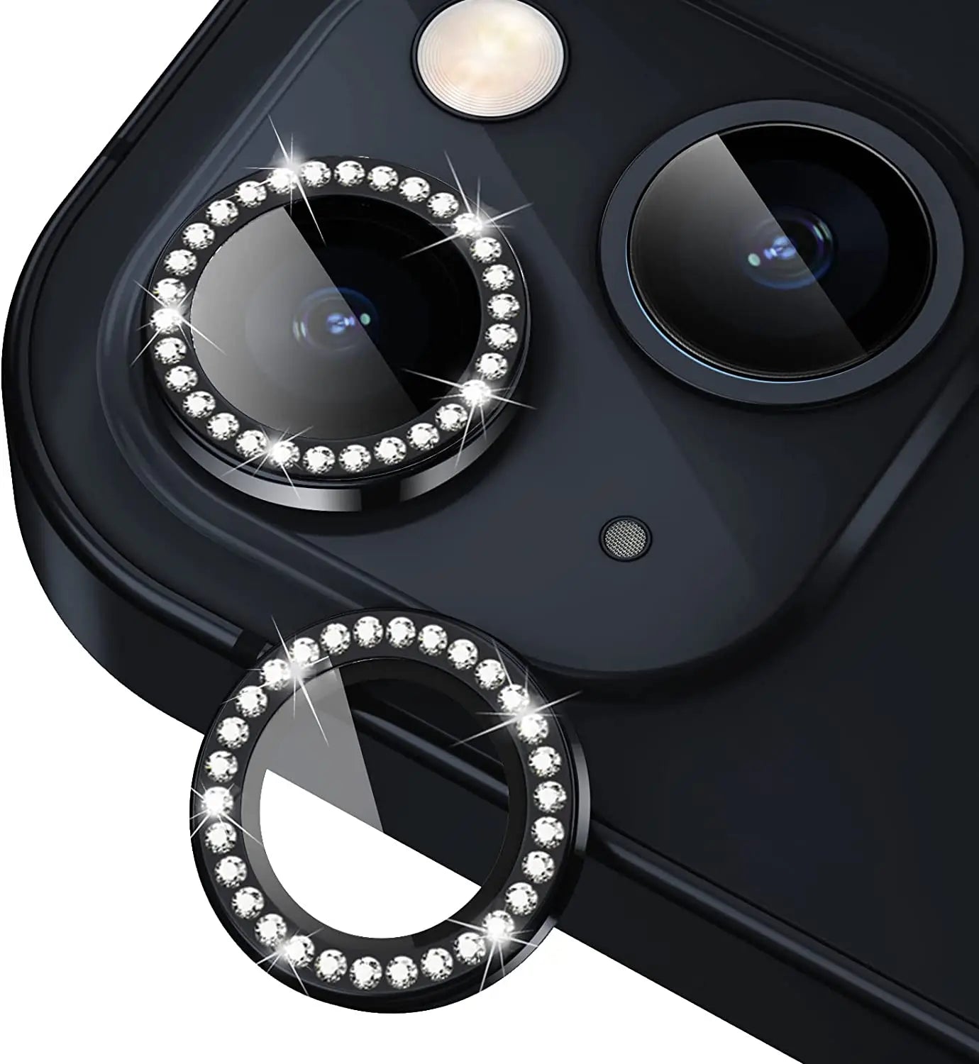 Glitter Diamond Camera Protective Glass for iPhone 17 Pro Max
