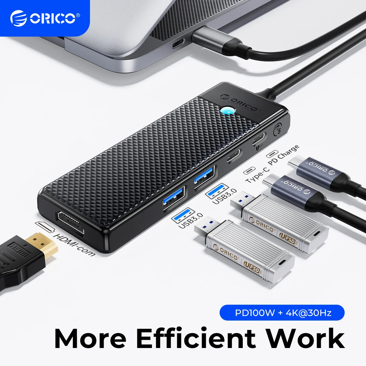 ORICO USB-C Dockingstation 4K 100W